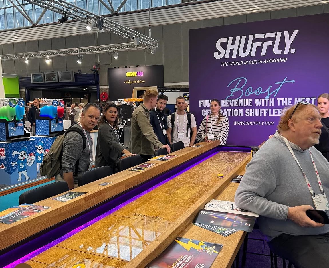 IAAPA Expo Europe Amsterdam Shuffly installation