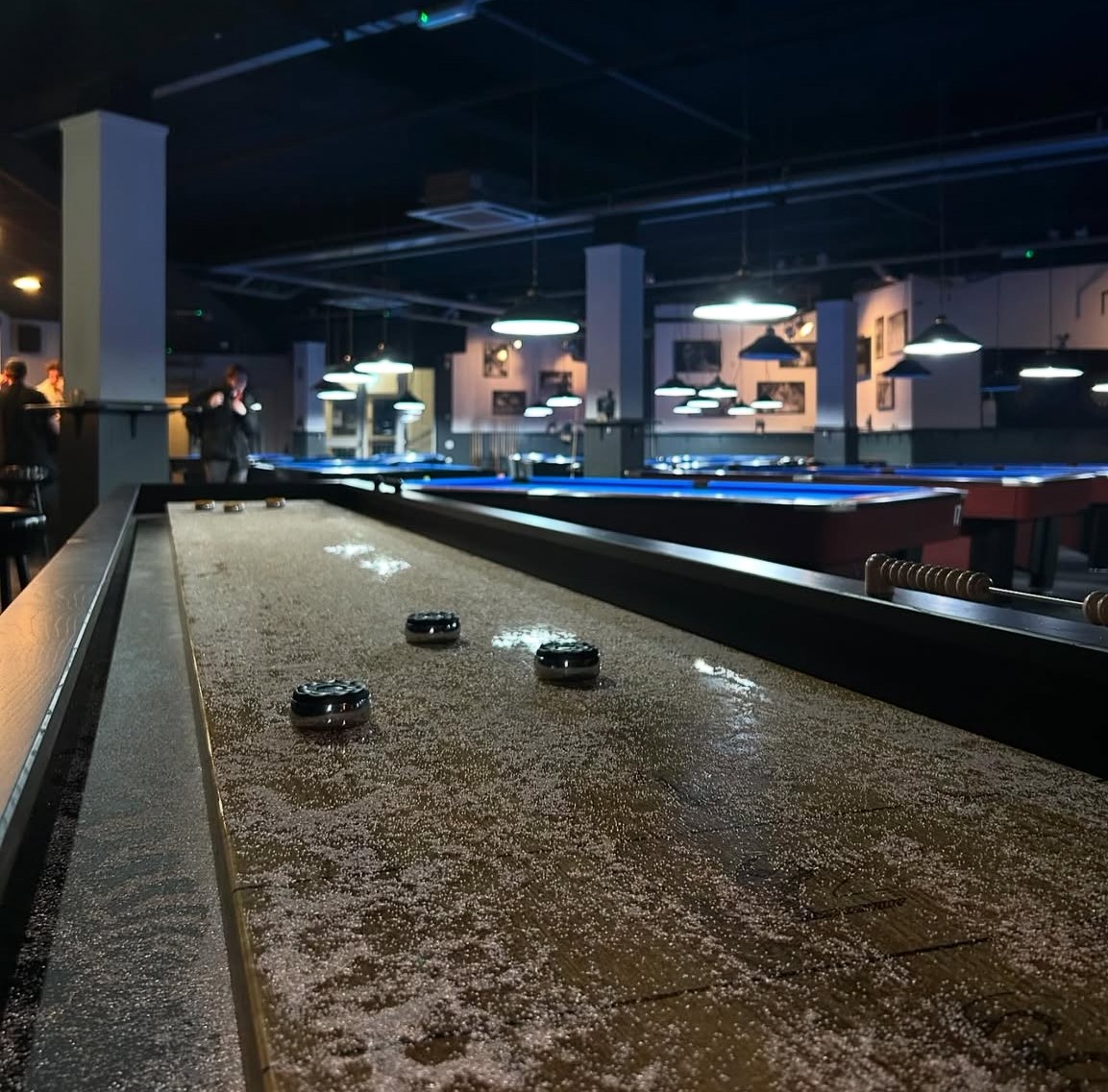 House of Billiards Shuffly installation