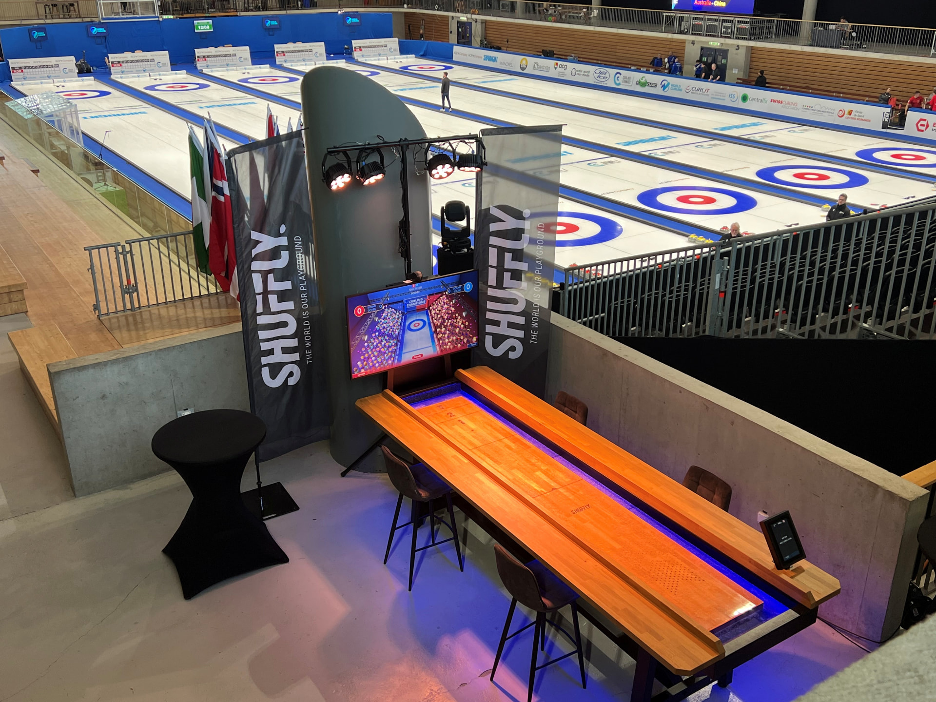 Centre Sportif Sous-Moulin Shuffly installation